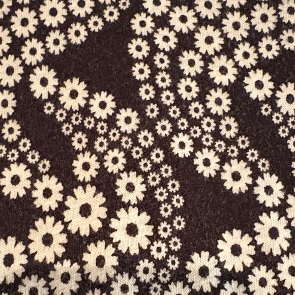 Boden Black and White Wave Pattern Midi Dress - Picture 3 of 3